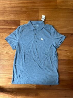 Nautica Men’s Heather Light Blue Polo